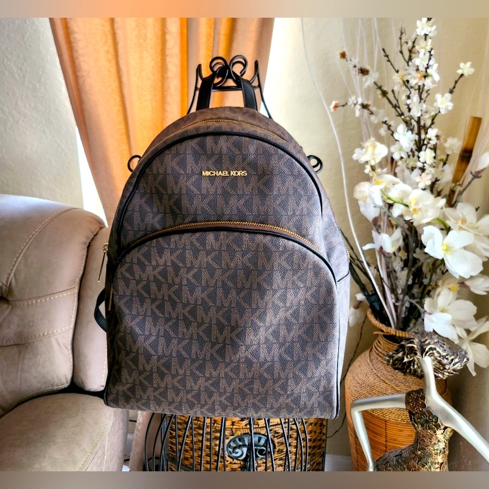 NWT Michael Kors Brown Backpack, $328 Retail
